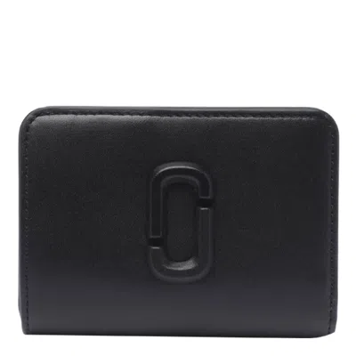 Marc Jacobs The Mini Compact Wallet In Black