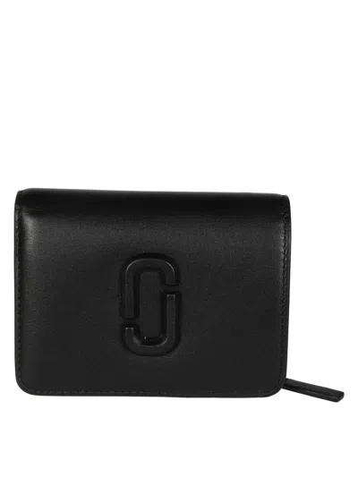 Marc Jacobs The Mini Compact Wallet In Black