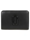 Marc Jacobs Black The Mini Compact Wallet In Black