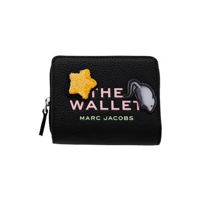 Pre-owned Marc Jacobs The Mini Compact Wallet 'black Multicolor' | Women's Size Onesize