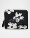Marc Jacobs The Mini Compact Wallet In Blackwhite