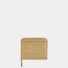 Marc Jacobs The Mini Compact Wallet -  - Leather - Brown In Brown