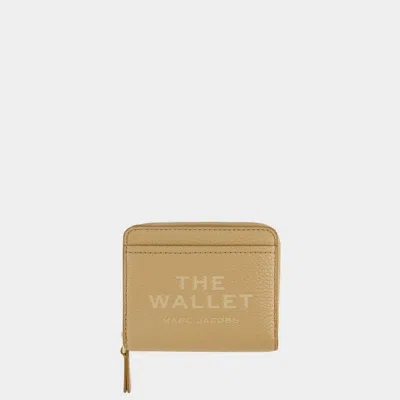 Marc Jacobs The Mini Compact Wallet In Brown
