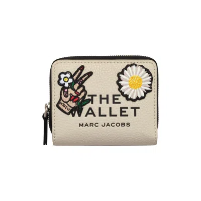 Pre-owned Marc Jacobs The Mini Compact Wallet 'cloud White' | Women's Size Onesize
