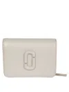 Marc Jacobs The Mini Compact Wallet In Gray