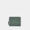 Marc Jacobs The Mini Compact Wallet In Green