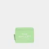 Marc Jacobs The Mini Compact Wallet In Green