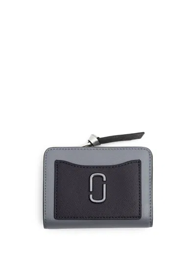 Marc Jacobs The Mini Compact Wallet In Grey