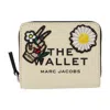 Marc Jacobs The Mini Compact Wallet -  - Leather - Ivory In Ivory