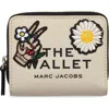 Marc Jacobs The Mini Compact Wallet In Neutral