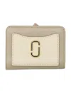 Marc Jacobs Mini Wallet Compact Design Gold-tone Hardware In Neutrals