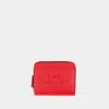 Marc Jacobs The Mini Compact Wallet In Red