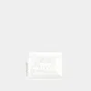 Marc Jacobs The Mini Compact Wallet In Silver