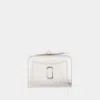 Marc Jacobs Women's The Mini Compact Wallet In Silver
