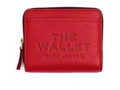 Marc Jacobs The Mini Compact Wallet Wallet Handbags True Red: One Size