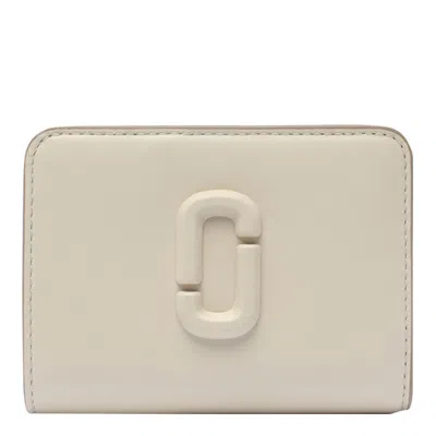 Marc Jacobs The Mini Compact Wallet In White