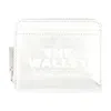 Marc Jacobs Women The Leather Mini Compact Wallet In White