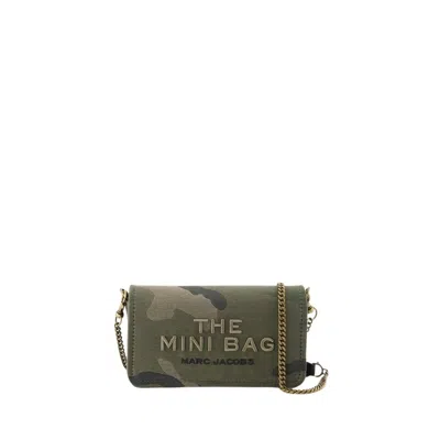 Marc Jacobs The Mini Crossbody - Cotton - Printed In Green