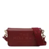Marc Jacobs Mini Leather Shoulder Bag With Adjustable Strap In Red