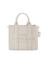 Marc Jacobs The Metallic Leather Tote Bag In Grey