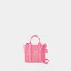 MARC JACOBS THE MINI CROSSBODY TOTE - MARC JACOBS - LEATHER - PINK