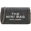 Marc Jacobs The Denim Crossbody Bag In Black Wash