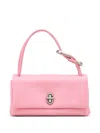 Marc Jacobs Mini Leather Dual Shoulder Bag In Ribbon Pink