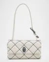 Marc Jacobs White And Black The Mini Dual Shoulder Bag