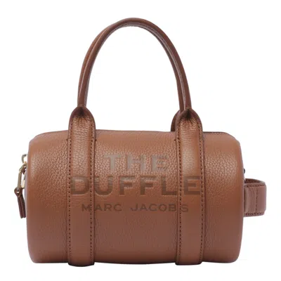 Marc Jacobs The Mini Leather Duffle Bag In Brown