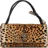 Marc Jacobs Leopard Print Dual Mini Shoulder Bag In Black Multi