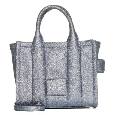 Marc Jacobs The Mini Glitter Tote Bag - Silver