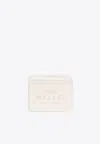 Marc Jacobs The Mini Grained Leather Compact Wallet In White