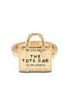 Marc Jacobs The Mini Icon Bag Sculpted Ring In Light Antique Gold