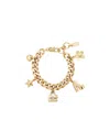 Marc Jacobs The Mini Icon Charm Bracelet In Yellow