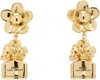 Marc Jacobs Mini Daisy Earrings In Gold