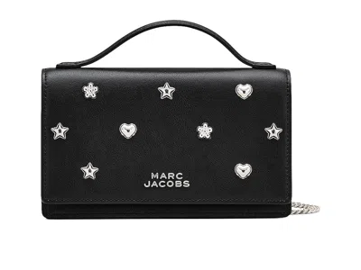Marc Jacobs The Mini Icon Stud Glam Mirror Mini Bag Cross Body Handbags Black Multi: One Size