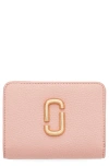 Marc Jacobs The Mini J Marc Compact Wallet In Pink