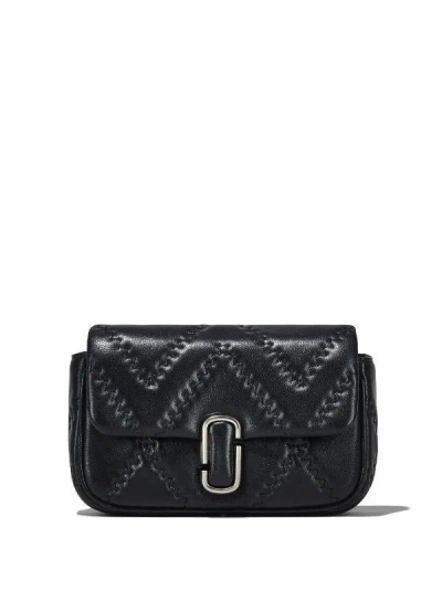 Marc Jacobs The Mini J Marc Shoulder Bag In Black