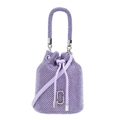 Marc Jacobs The Mini Leather Bucket Bag In Purple