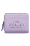 Marc Jacobs The Mini Leather Compact Wallet In Wisteria