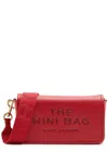 Marc Jacobs Textured Leather Mini Bag With Magnetic Closure In Red