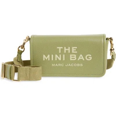 Marc Jacobs Borsa A Spalla The Leather Mini Reed In Green