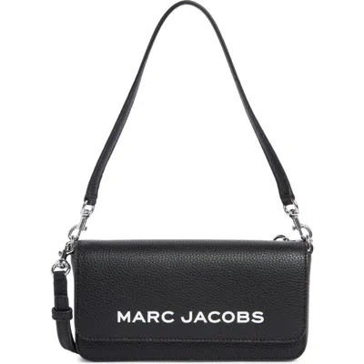 Marc Jacobs The Mini Leather Crossbody Bag In Black