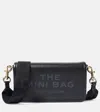 Marc Jacobs Mini Black Crossbody Bag With Engraved Logo In Black