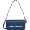 Marc Jacobs The Mini Leather Crossbody Bag In Blue