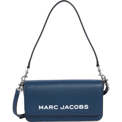 Marc Jacobs The Mini Leather Crossbody Bag In Blue