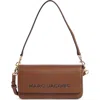 Marc Jacobs The Mini Leather Crossbody Bag In Brown