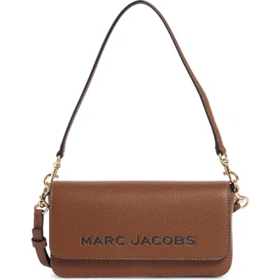 Marc Jacobs The Mini Leather Crossbody Bag In Brown
