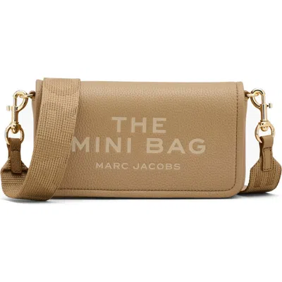 Marc Jacobs The Mini Leather Crossbody Bag In Camel
