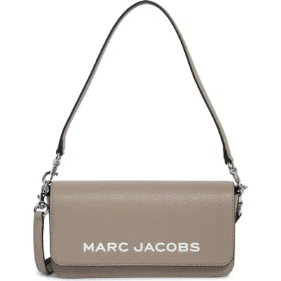Marc Jacobs The Mini Leather Crossbody Bag In Gray